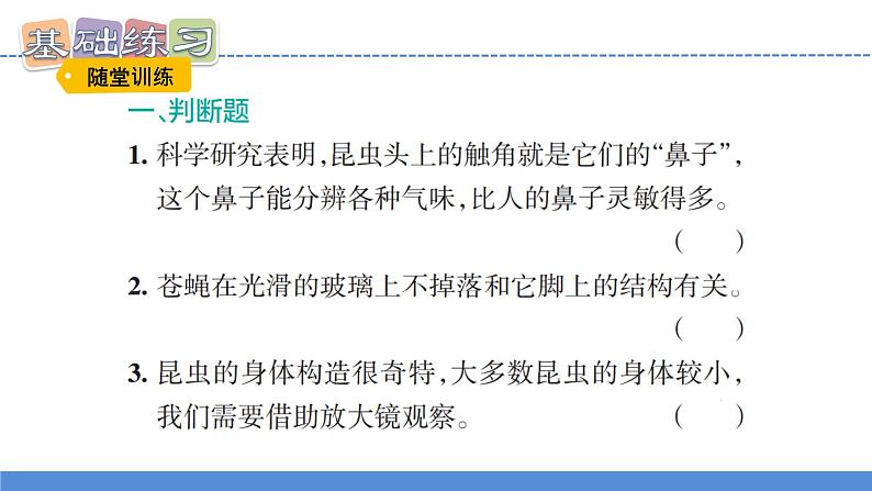 【新】教科版科学六年级上册第1单元3.观察身边微小的物体习题第5页