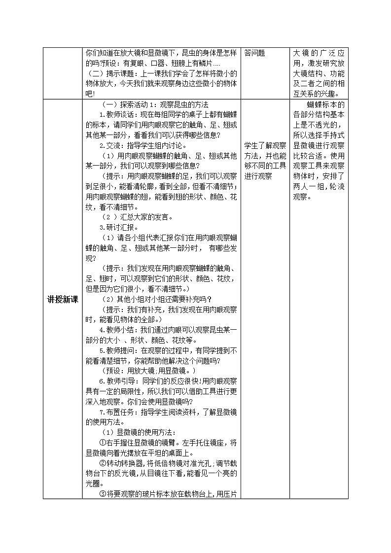 【核心素养目标】教科版小学科学六年级上册1.3《观察身边微小的物体》》课件+教案(含教学反思)02