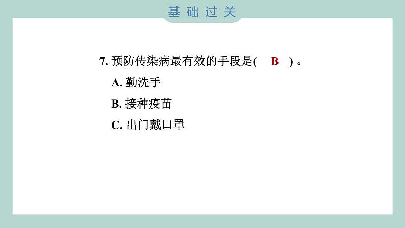 1.7 微生物与健康（习题课件+知识点梳理）教科版六年级科学上册08