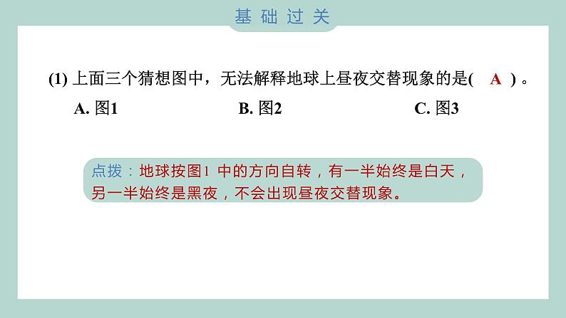 2.3 人类认识地球运动的历史（习题课件+知识点梳理）教科版六年级科学上册08