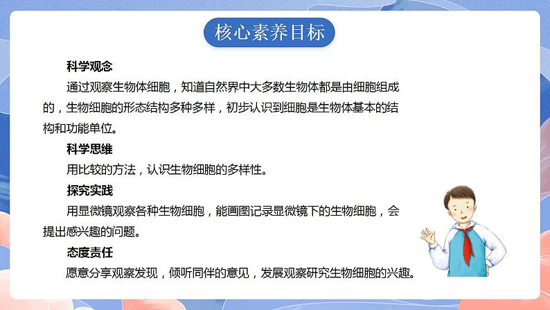 【核心素养目标】教科版小学科学六年级上册1.5《观察更多的生物细胞》课件+教案(含教学反思)02