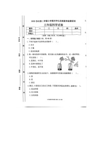 广东省清远市英德市2022-2023学年三年级下学期7月期末科学试题