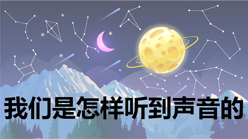 【新】教科版科学四年级上册第1单元4.我们是怎样听到声音的PPT课件+习题+教学设计+视频素材01