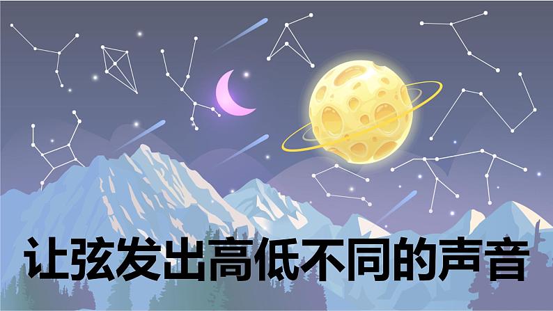 【新】教科版科学四年级上册第1单元7.让弦发出高低不同的声音习题第1页