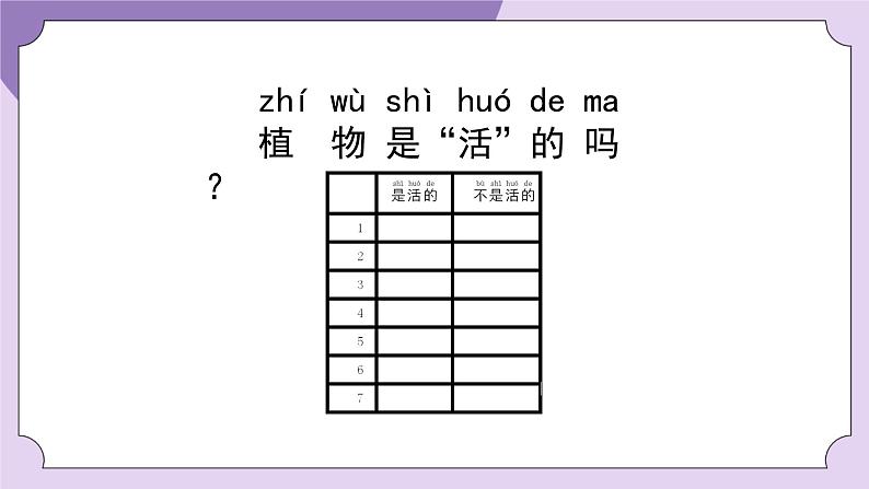 教科版科学一年级《植物是“活”的吗》课件07