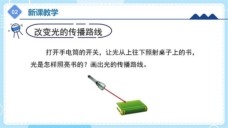 【冀人版】五上科学 4.16《光的反射》课件+实验视频08