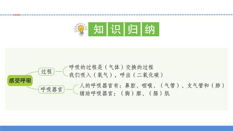 【新】教科版科学四年级上册第2单元1.感受我们的呼吸习题课件PPT02