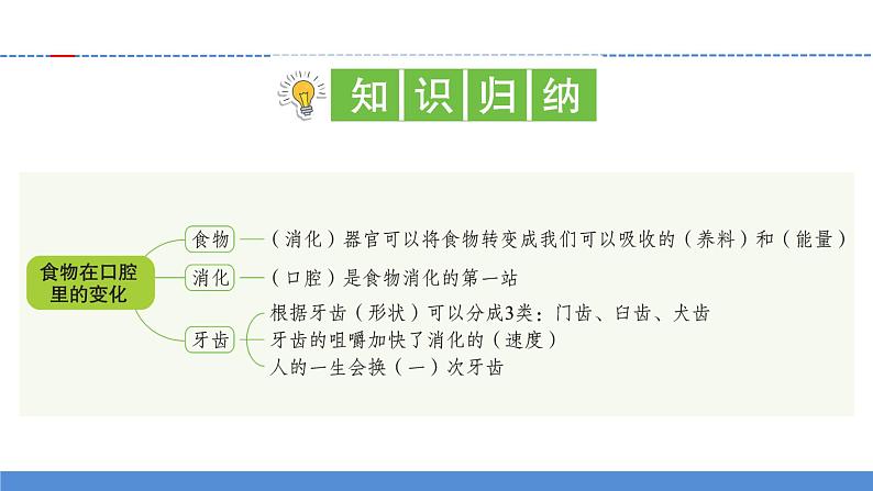 【新】教科版科学四年级上册第2单元7.食物在口腔里的变化习题课件PPT第2页