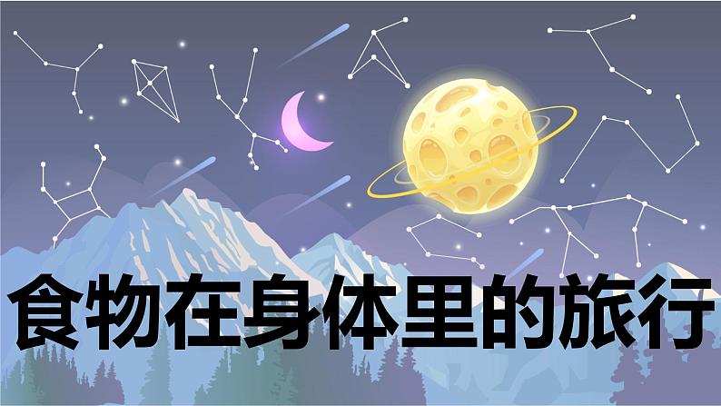 【新】教科版科学四年级上册第2单元8.食物在身体里的旅行习题课件PPT第1页