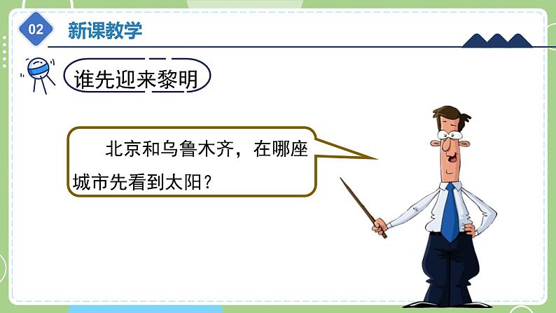 教科版科学六年级上册   2.4《谁先迎来黎明》课件06