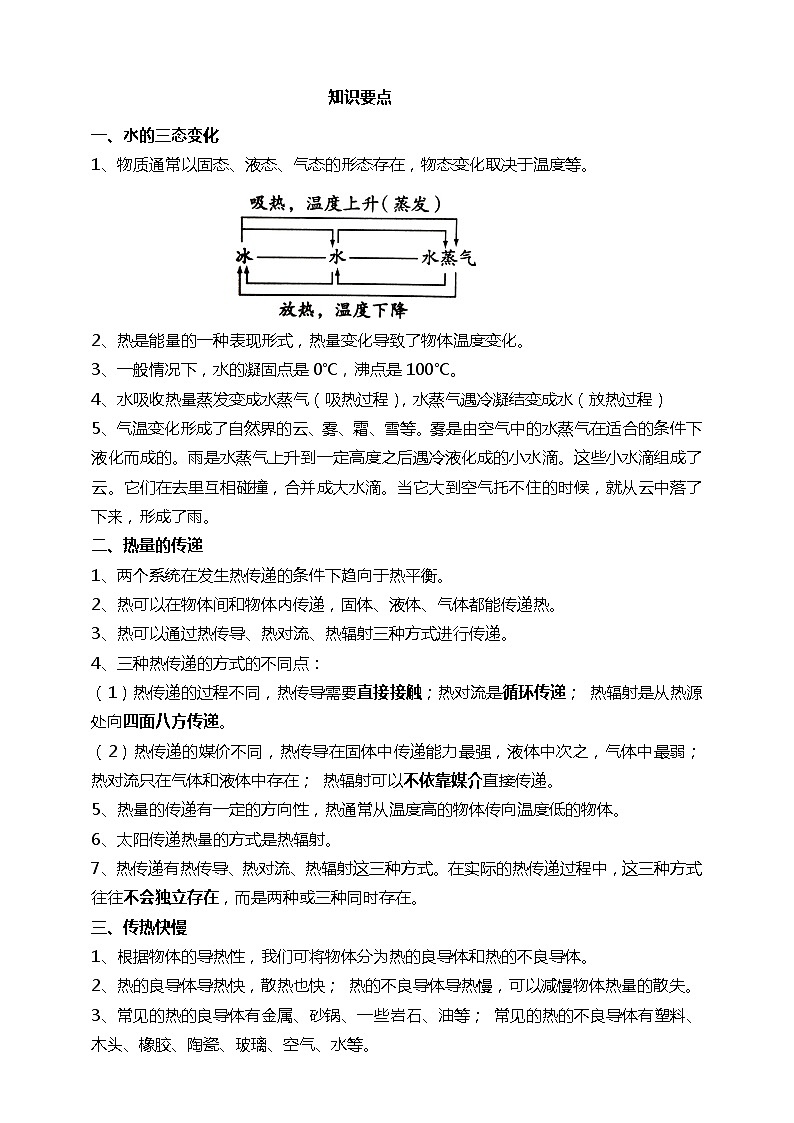 【划重点】教科版五年级科学下册第四单元(思维导图+知识要点)02