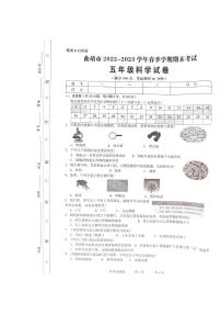 云南省曲靖市2022-2023年五年级下学期科学期末试卷