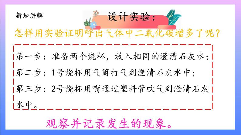 大象版科学四年级上册4.1我们需要呼吸 课件+教案+课件练习05