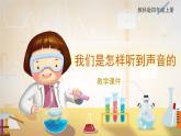 【教科版】四上科學(xué)  第1單元第4課-我們是怎樣聽到聲音的（課件+素材）