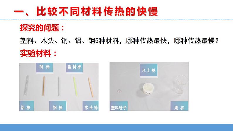 苏教版小学科学五年级上册第二单元《8 物体的传热本领》 课件第4页