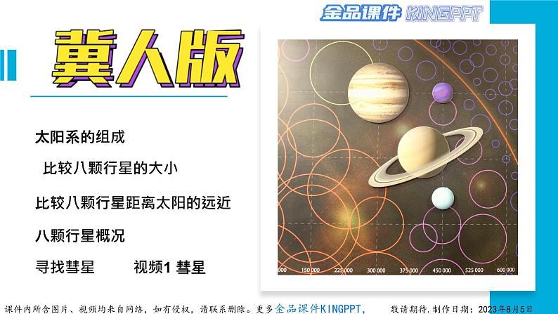 新冀人版科学六年级下册-11太阳系--金品课件KINGPPT02