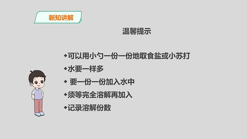 教科版三年级科学上册课件 1.5《水能溶解多少物质》第8页