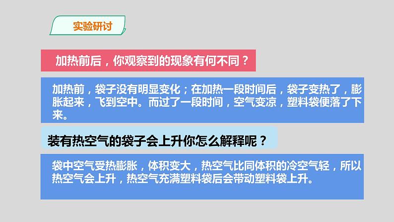 教科版三年级科学上册课件 2.6 《我们来做“热气球”》第4页