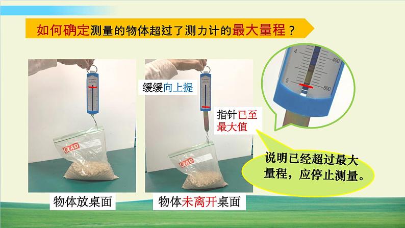 教科版科学四年级上册第4课 弹簧测力计课件第7页