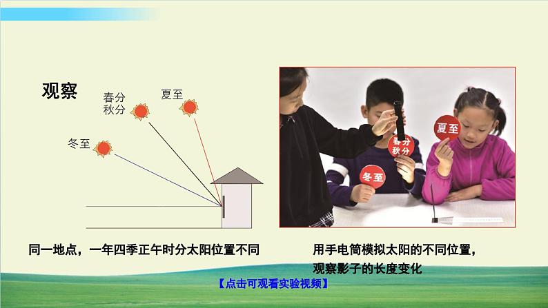 教科版科学六年级上册二 地球的运动 第5课 影子的四季变化课件+教案+素材08