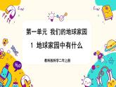 【核心素養(yǎng)】1-1《地球家園中有什么》課件PPT+教學(xué)詳案