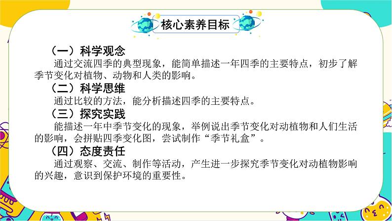 【核心素养】1-6《不同的季节》课件PPT+教学详案02