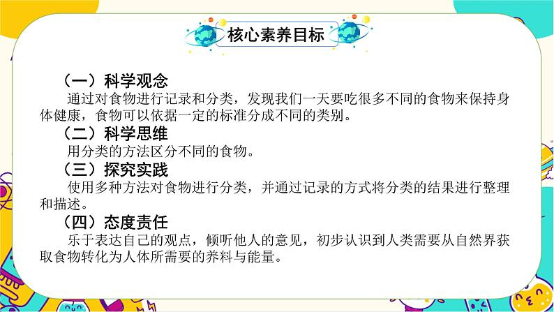 【核心素养】2.4《一天的食物》课件PPT+教学详案02