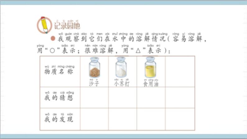 青岛版（六三制2017秋）科学一年级上册《14.把它们放到水里》（课件）05