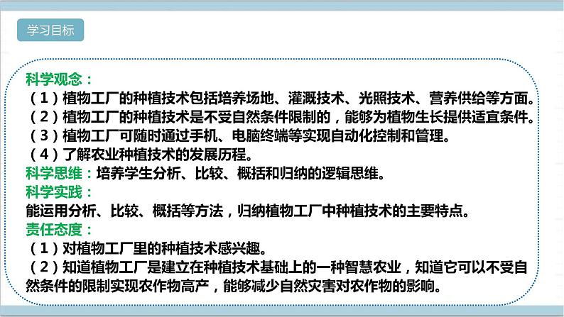 【核心素养】人教鄂教版科学六上 5.16《走进植物工厂》课件+教案+分层练习（含答案）02