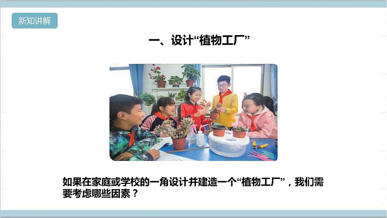 【核心素养】人教鄂教版科学六上 5.17《设计与建造“植物工厂”》课件+教案+分层练习（含答案）07