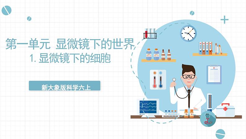 新大象版科学六上 1.1 《 显微镜下的细胞（含练习）》课件01