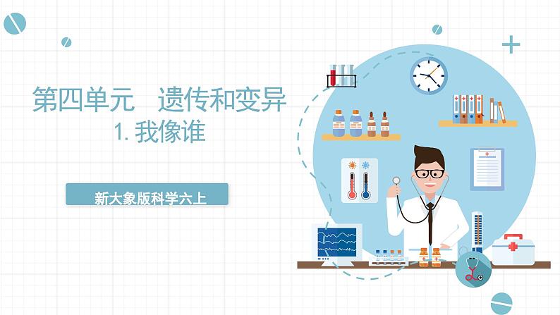 新大象版科学六上 4.1 《 我像谁（含练习）》课件01