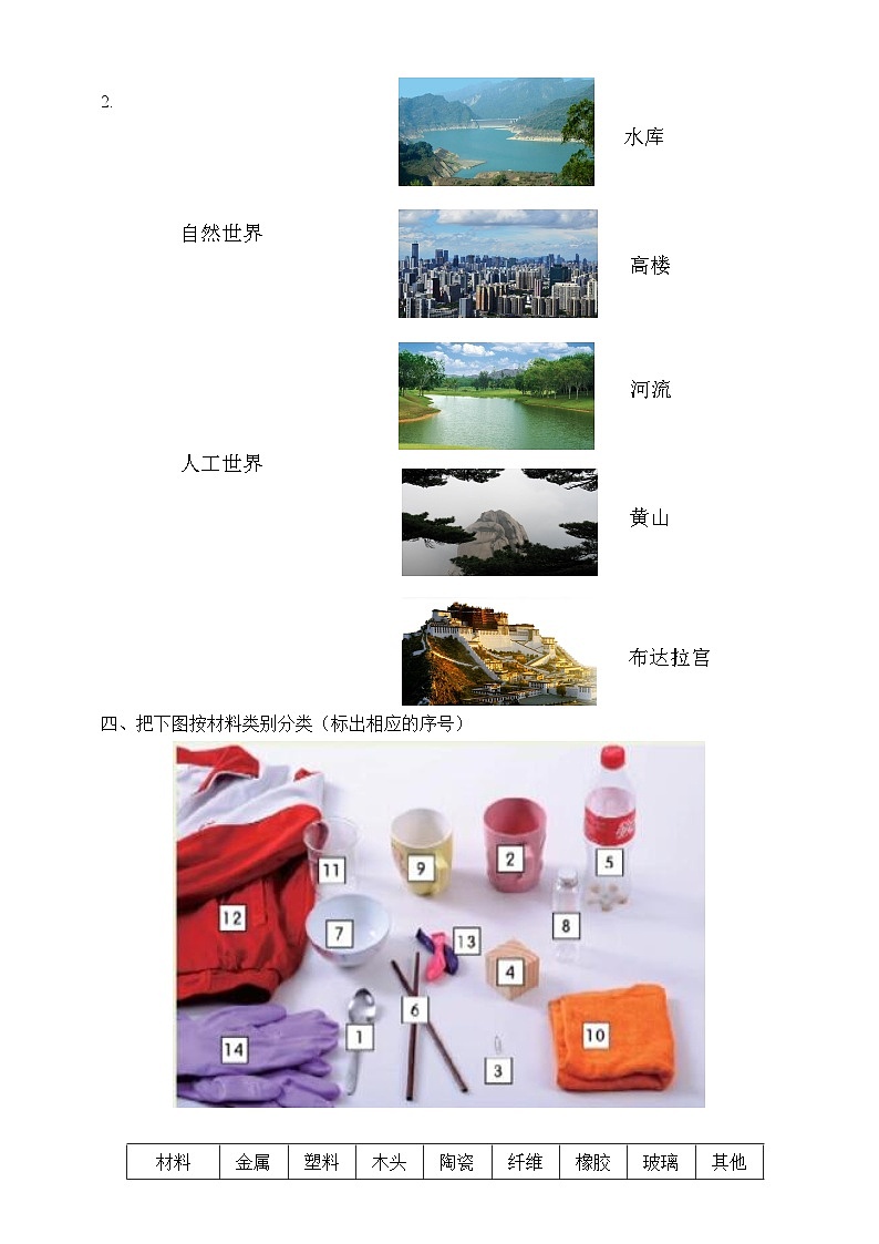 【教科版】科学二上  2.1《我们生活的世界》（课件+教案+练习+素材）02