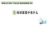 小学科学教科版二年级上册第一单元1《地球家园中有什么》教学课件（2023秋新课标版）