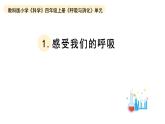 小学科学教科版四年级上册第二单元1感受我们的呼吸教学课件（2023秋新课标版）