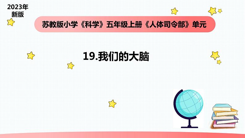 小学科学苏教版五年级上册19《我们的大脑》教学课件（2023秋）第1页