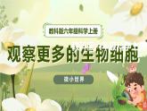 教科版科學(xué)六年級上冊 第5課 觀察更多的生物細(xì)胞 教學(xué)課件+同步練習(xí)+同步教案