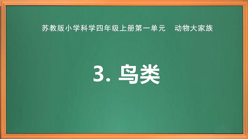 苏教版小学科学四上第一单元《3 鸟类》课件PPT+视频素材01