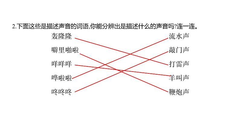 1.1 听听声音 (习题课件) 四年级上册科学教科版03