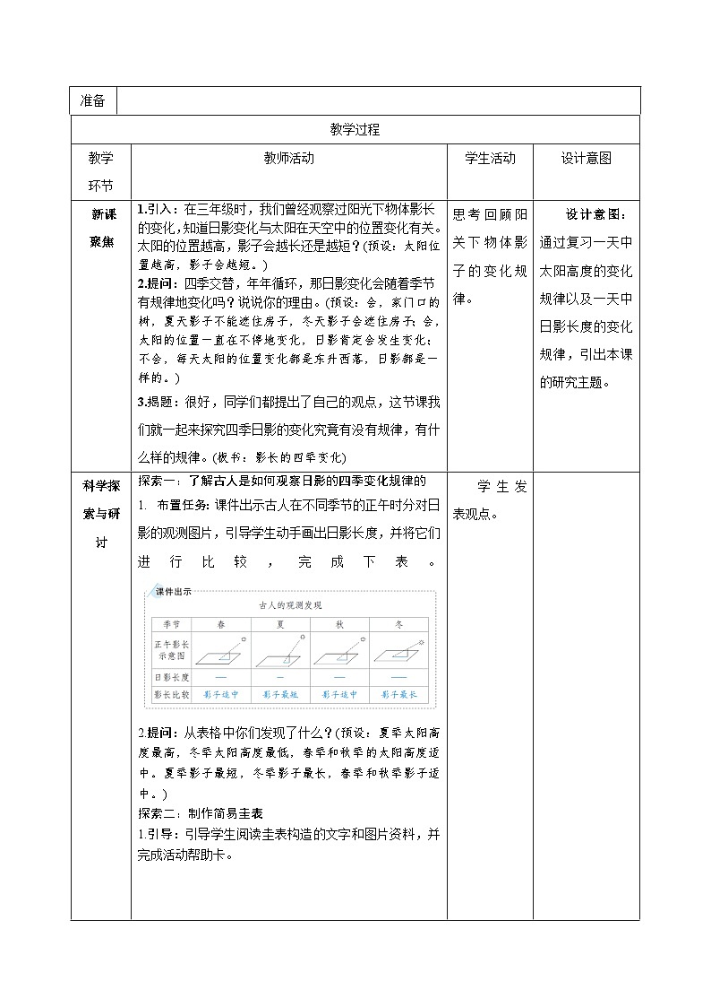 科教版科学六上2.5《影子的四季变化》课件+教学设计+素材02