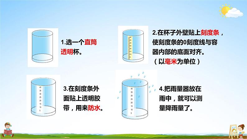 教科版小学三年级科学上册《第三单元 天气 第4课 测量降水量》课堂教学课件PPT公开课第6页