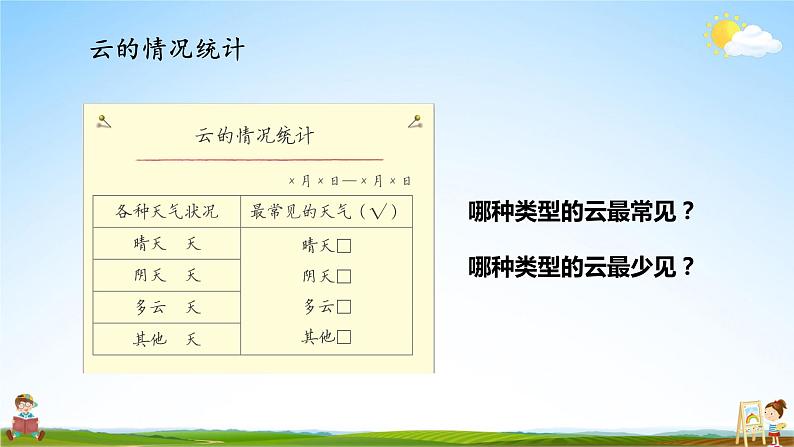 教科版小学三年级科学上册《第三单元 天气 第7课 整理我们的天气日历》课堂教学课件PPT公开课07