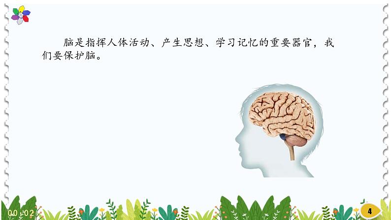 新版湘科版科学五年级上册（第一单元我们的脑）3保护我们的脑PPT课件04