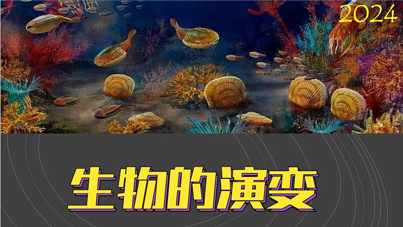 （2024）冀人版科学六年级上册-4《生物的演化》PPT课件01