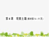 教科版(2017秋)科学四年级下册 第6课 观察土壤习题课件