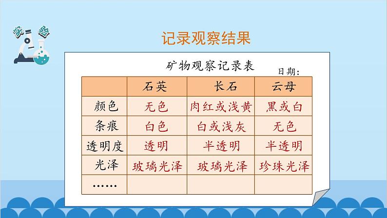 教科版（2017秋）科学四年级下册 3.3《岩石的组成》课件08