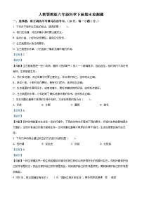 2022-2023学年湖北省鄂州市鄂城区人教版六年级下册期末质量监测科学试卷（解析版）