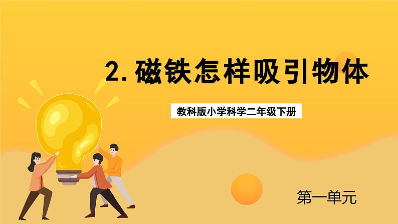 教科版科学二下 1.2《磁铁怎样吸引物体》课件01