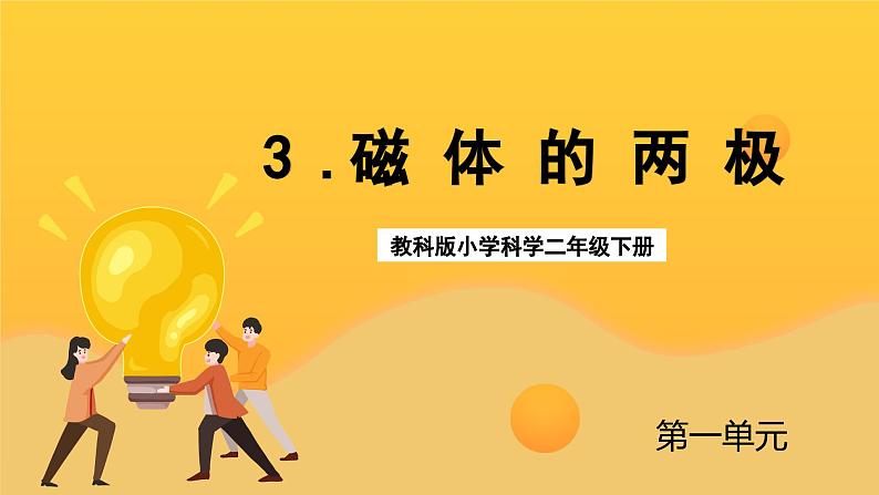 教科版科学二下 1.3《磁铁的两极 》课件第1页