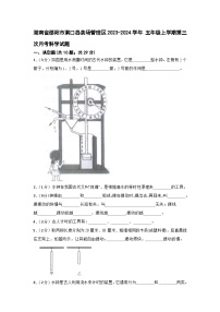 湖南省邵阳市洞口县茶场管理区2023-2024学年五年级上学期第三次月考科学试题